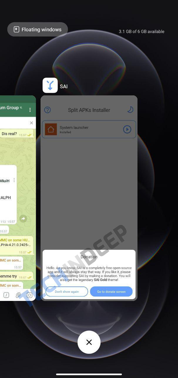 MIUI 12 New Recent Apps