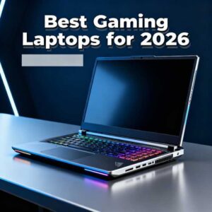 Best gaming laptops for 2026 - professional blog header image featuring bold title text with modern tech design and sleek gaming laptop aesthetic