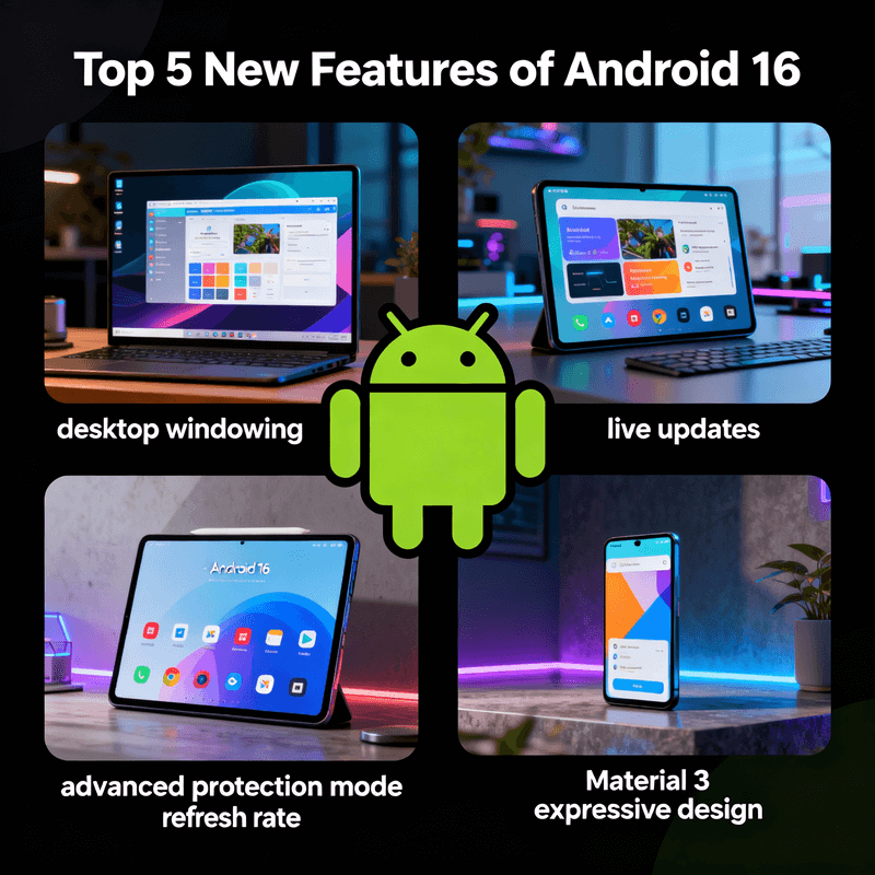 Top 5 New Features of Android 16 in 2025: Complete Guide