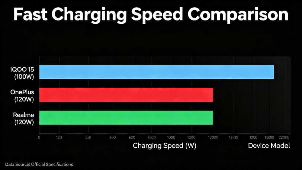 Fast Charging Speed Comparison - Wired Charging Capabilities