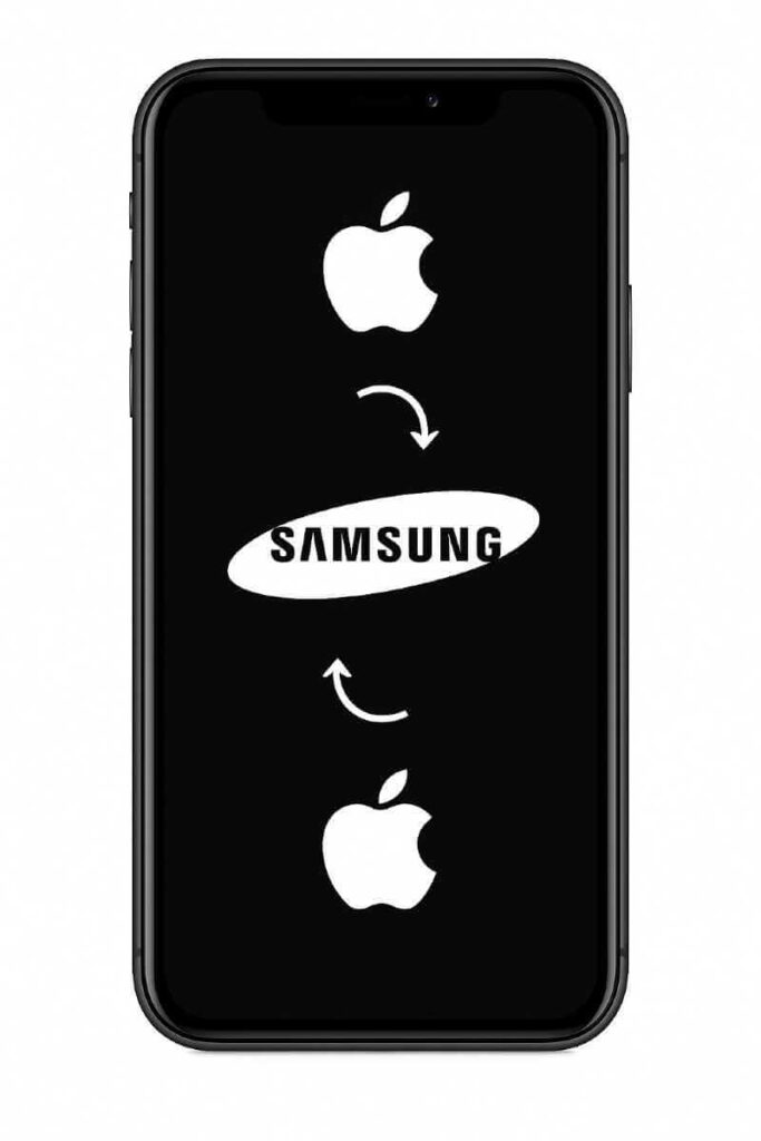 Phone stuck in boot loop with repeating Apple logo and Samsung logo cycling