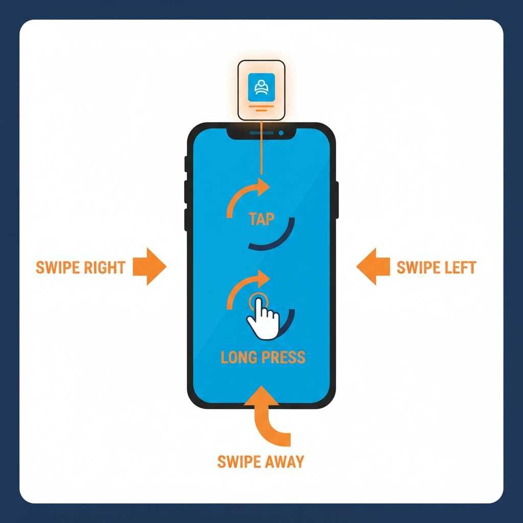 Gesture infographic showing tap, long-press, swipe, and dismiss actions for HyperOS Super Island.