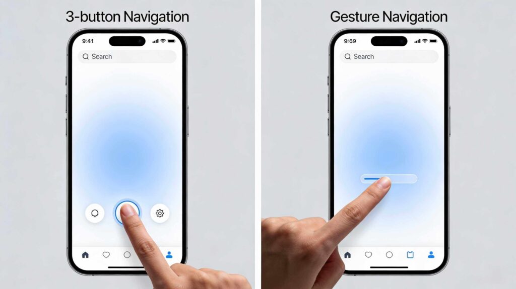 How to start Circle to Search with Home button or navigation handle