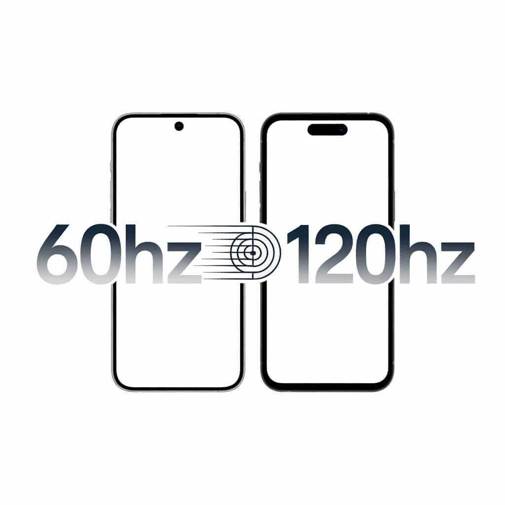 60Hz vs 120Hz refresh rate comparison for smoother Android FPS gameplay