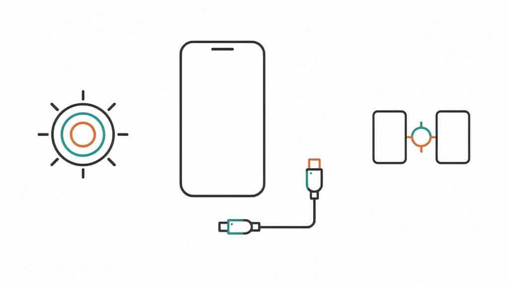 Icons showing wireless, USB-C, and dual charging modes for Xiaomi UltraThin Magnetic Power Bank