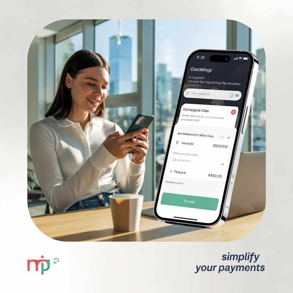 Person confidently using a well-tested smartphone app with smooth clean UI showing successful navigation
